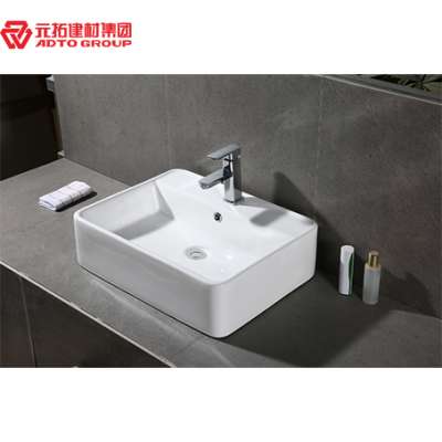 Modern Design Wash Hand Thin Round Circular Ceramic Vessel Art Basin for Cabinet Bathroom Vanity for bathroom